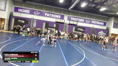 58 lbs Quarterfinal - Ryker Hanna, Westlake vs Tate Ambrose, Riverton Wolf Pack Wrestling