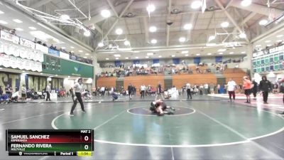 106 lbs Semifinal - Samuel Sanchez, Esperanza vs Fernando Rivera, Holtville