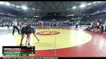 115 lbs Champ. Round 2 - Abrionna Apodaca, Scrap Yard Garage Wrestling vs Everleigh Monson, Mat Demon Wrestling Club