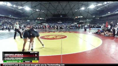 115 lbs Champ. Round 2 - Abrionna Apodaca, Scrap Yard Garage Wrestling vs Everleigh Monson, Mat Demon Wrestling Club