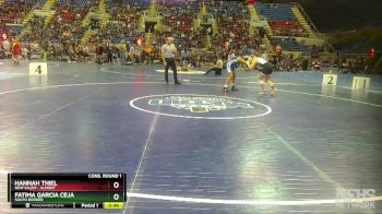 120 lbs Cons. Round 1 - Hannah Thiel, New Salem - Almont vs Fatima Garcia Ceja, South Border