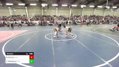 130 lbs Rr Rnd 2 - Brayden Garcia, Tnwc vs Zaden Robidoux, Cedaredge Wrestling