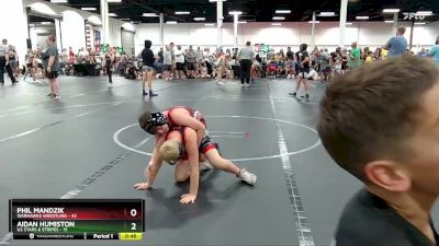 96 lbs Round 5 (6 Team) - Aidan Humiston, U2 Stars & Stripes vs Phil Mandzik, Warhawks Wrestling