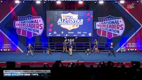 Spirit Athletics Gems - Onyx [2026 L1.1 Youth - PREP - D2 - Small - B] 2026 NCA All-Star National Championship