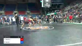 160 lbs Semifinal - Louie Cerchio, New Jersey vs Roman Garcia, Florida