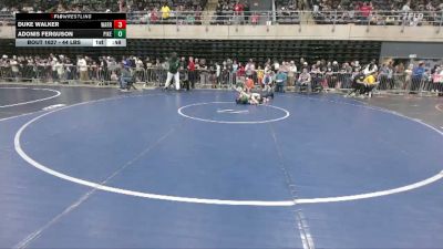 44 lbs Consi Of 8 #2 - Duke Walker, Warriors Mark vs Adonis Ferguson, Pikesville