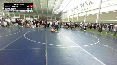 88 lbs Cons. Round 4 - Everett Hardey, RWC- Roy Wrestling Club vs Beau Balliett, RWC- Roy Wrestling Club