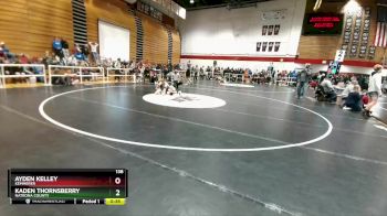 138 lbs Cons. Round 3 - Ayden Kelley, Kemmerer vs Kaden Thornsberry, Natrona County