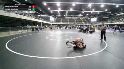 110 lbs Semifinal - Geno DiJoseph, Bridgeton vs Lucas Huntley, Somerville