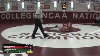 149 lbs Semifinal - John Ebaugh, Upper Iowa vs Lukas Paulson, Augsburg