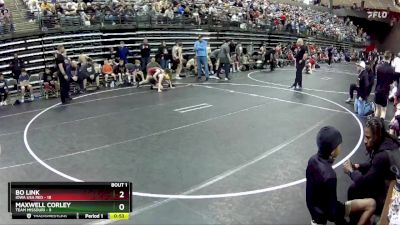 90 lbs Quarterfinals (8 Team) - Bo Link, Iowa USA Red vs Maxwell Corley, Team Missouri