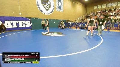 100 lbs Quarterfinal - Stephanie Martinez, Highland vs Jocelyn Gonzalez - Mercado, Foothill