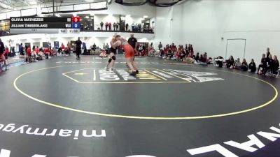 131 lbs Round 3 (16 Team) - Olivia Mathezer, Brock University vs Jillian Timberlake, West Liberty University