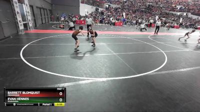 72 lbs Cons. Round 3 - Evan Hennes, Kaukauna vs Barrett Blomquist, Menomonie