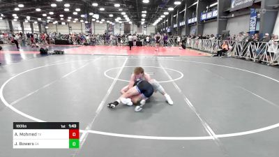 160 lbs Round Of 128 - Allistair Mohmed, TX vs J.T. Bowers, GA