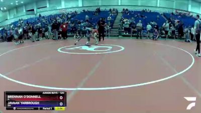120 lbs Champ. Round 1 - Brennan O`Donnell, IL vs Javaan Yarbrough, OH