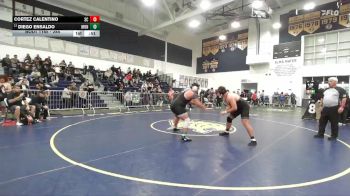 285 lbs Cons. Round 5 - Cortez Calentino, San Clemente vs Diego Ensaldo, Monache