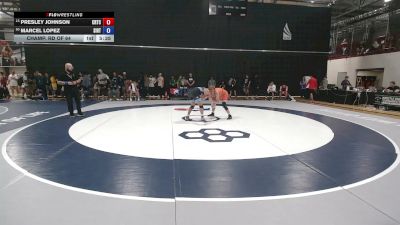 65 kg Champ. Rd Of 64 - Presley Johnson, Charleston Regional Training Center vs Marcel Lopez, Southern Illinois Regional Training Center