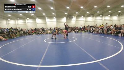 190 lbs Sierra Ripka, Pennsylvania Blue vs Elizabeth Madison, Ohio Blue