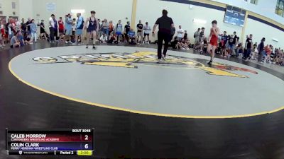 113 lbs Cons. Round 4 - Caleb Morrow, Contenders Wrestling Academy vs Colin Clark, Perry Meridian Wrestling Club