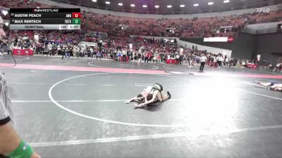 85 lbs Semifinal - Max Rentsch, Team Nazar Training Center vs Austin Peach, Askren Wrestling Academy
