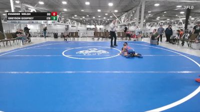 48 lbs Round 3 (3 Team) - Greyson Godfrey, CTWHALE vs Evander Welsh, Ohio Gold