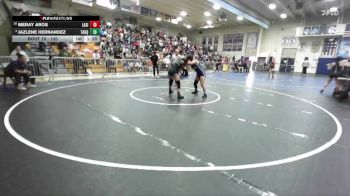 120 lbs Champ. Round 1 - Jazlene Hernandez, Tahquitz vs Meray Aros, La Sierra