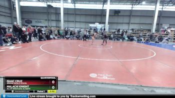 105 lbs Quarterfinal - Isaac Cruz, Jerome Middle School vs Malachi Knight, All In Wrestling Academy