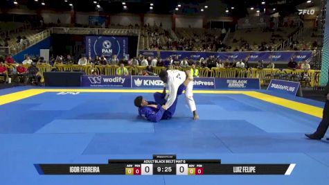 Luiz Felipe vs Igor Ferreira 2026 Pan Jiu Jitsu IBJJF Championship