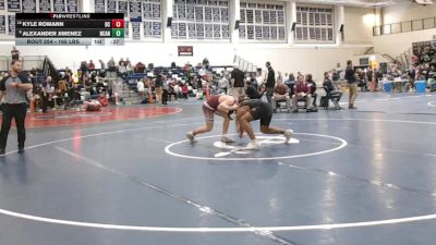 165 lbs Consi Of 8 #1 - Kyle Romann, Bristol Central vs Alexander Jimenez, New Canaan
