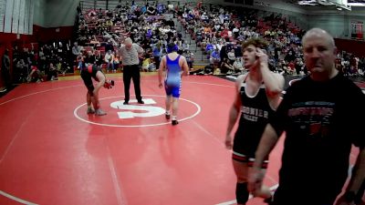 172 lbs Champ. Round 2 - Cage Senchur, Laurel Highlands Hs vs Blake Schepis, West Allegheny Hs