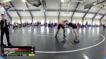 174 lbs Semifinal - Patrick Jackson, Gannon University vs Toby Abbott, West Liberty