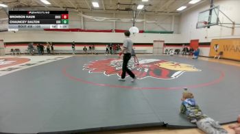 126 lbs 1st Place Match - Chauncey Dalton, Cody Middle School vs Bronson Haun, Shoshoni Junior High School