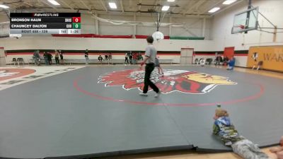 126 lbs 1st Place Match - Chauncey Dalton, Cody Middle School vs Bronson Haun, Shoshoni Junior High School