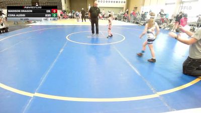 50 lbs Rr Rnd 3 - Madison Dragon, ICWL Bruisers Girls vs Cora Alessi, MGW Beach Beasts