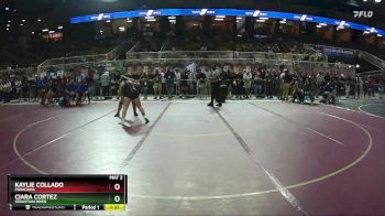 145 lbs Champ. Round 1 - Ciara Cortez, Sebastian River vs Kaylie Collado, Poinciana