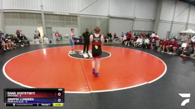 160 lbs Round 3 (8 Team) - Danil Kostetskyi, Wisconsin vs Griffin Lundeen, Minnesota Blue