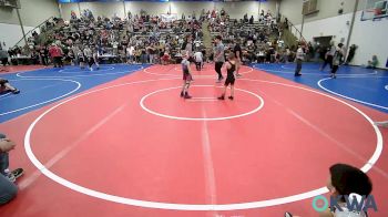 52 lbs Quarterfinal - Kannon Pollard, Grove Takedown Club vs Hudson Vanover, Salina Wrestling Club