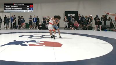 55 kg Champ. Rd Of 16 - Kody Tanimoto, Bison Wrestling Club vs Dustin John Snider, Black Fox Wrestling Academy