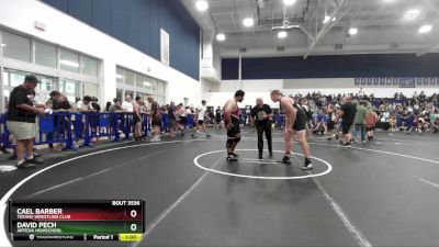 285 lbs Cons. Semi - David Pech, Artesia Highschool vs Cael Barber, Texans Wrestling Club