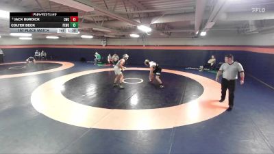 165 lbs 1st Place Match - Colter Beck, Payson Lion Wrestling Club vs Jack Burdick, Carbon Wrestling Club