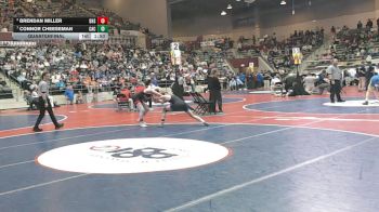 4A 113 lbs Quarterfinal - Connor Cheeseman, CAC vs Brendan Miller, DOVER HIGH SCHOOL