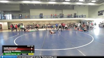 56-59 lbs Round 2 - Alice McCauley, Delta Wrestling Club vs Quentin Villarreal, Team Sublime