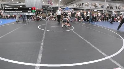 56 lbs Semis & 1st Wrestleback (8 Team) - Myra Shannon, Pride WC vs Scarlett McKeown, Mat Assassins White