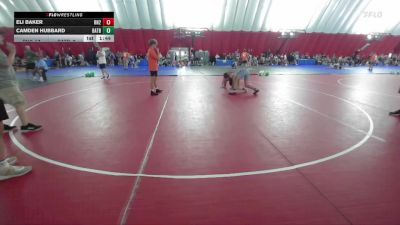 126 lbs Round 3 (8 Team) - Eli Baker, Roncalli B vs Camden Hubbard, Batavia B