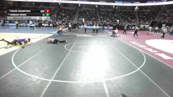 II-165 lbs Champ. Round 2 - Peter Thompson, Dansville/Wayland-Cohocton vs Jordan Hinds, Eagle Academy