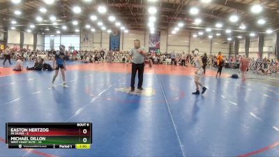 76 lbs Rd# 5- 3:45pm Friday Final Pool - Michael Dillon, West Coast Elite vs Easton Hertzog, PA Silver