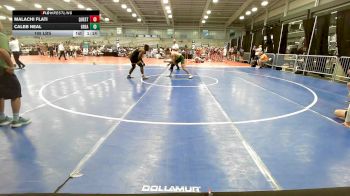 195 lbs Rr Rnd 3 - Malachi Flati, Quest School Of Wrestling Black vs Caleb Neal, Great Bridge Wrestling Club