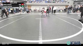 67-70 lbs Semifinal - Drew Lawson, Ponca City Wildcat Wrestling vs Blaine Horton, Disciple Wrestling