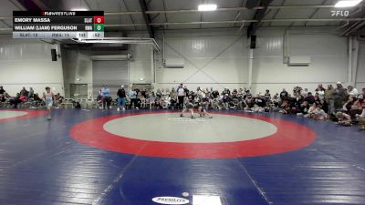 75 lbs Rr Rnd 3 - Emory Massa, Slate Wrestling Academy Navy ES vs William (Liam) Ferguson, RWA Black ES